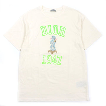 Dior Bobby Cotton Nylon Logo Crew Neck T-Shirt M