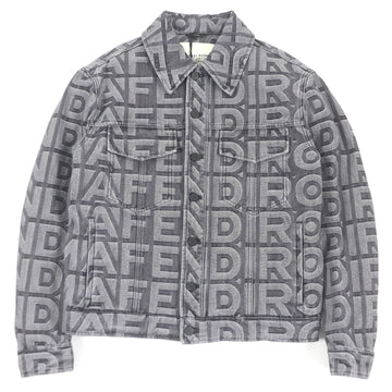 Fendi Marc Jacobs Logo Trucker Jacket Black