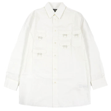 Fendi Cotton FF Logo Multi-Pocket Shirt
