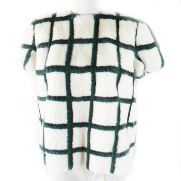 Christian Dior 5A26586A6035 Mink Silk Short Sleeve Top