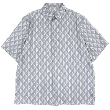 Dior CD Diamond Twill Silk Short Sleeve Shirt