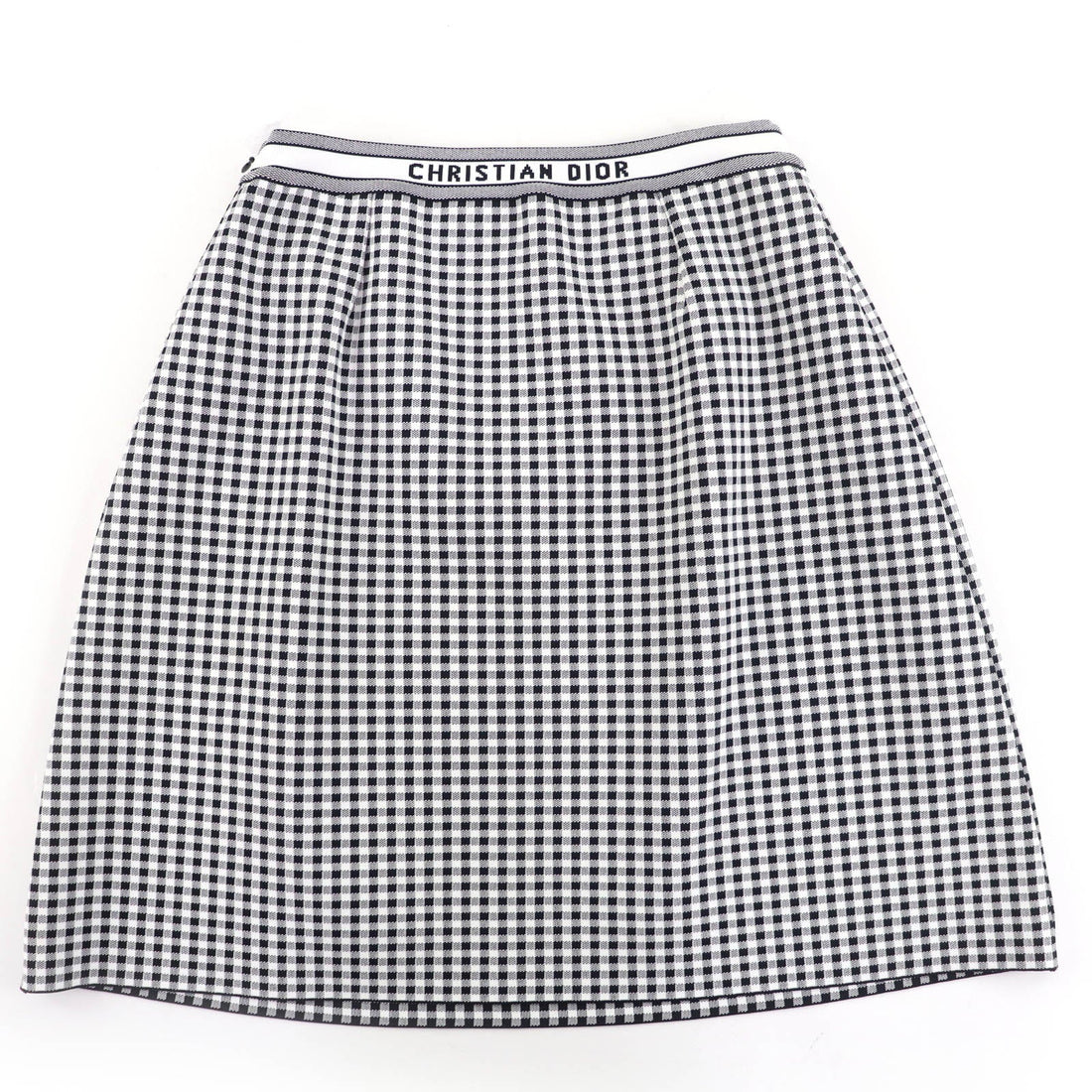 Christian Dior Checkn Dior Gingham Check Skirt
