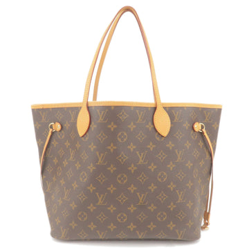 Louis Vuitton Monogram Neverfull MM Tote Bag Brown M40156