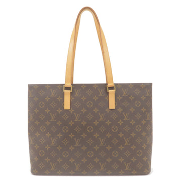 Louis Vuitton Monogram Luco Tote Bag Shoulder Bag Brown M51155