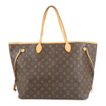 Louis Vuitton Monogram Neverfull GM Tote Bag Brown M40157