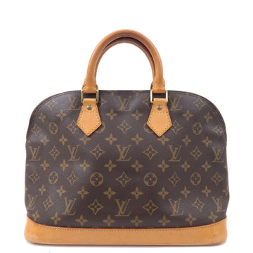 Louis Vuitton Monogram Alma Hand Bag Brown M51130