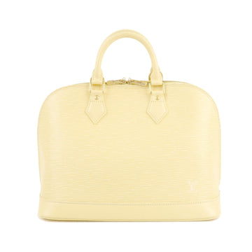 Louis Vuitton Epi Alma Hand Bag Vanilla M5214A