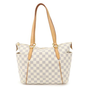 Louis Vuitton Damier Azur Totally PM Tote Bag Beige N51261