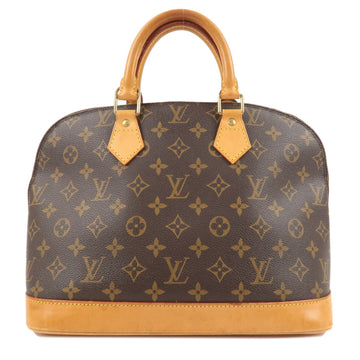 Louis Vuitton Monogram Alma Hand Bag Brown M51130