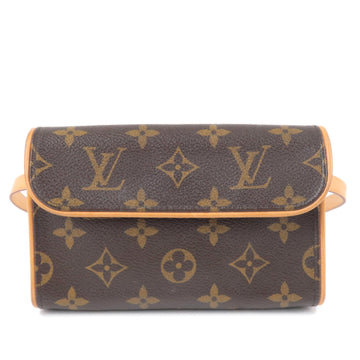 Louis Vuitton Monogram Pochette Florentine Waist Bag BeltXS M51855