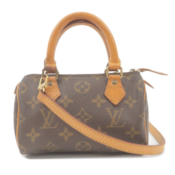 Louis Vuitton Monogram Mini Speedy & Strap M41534 J00145