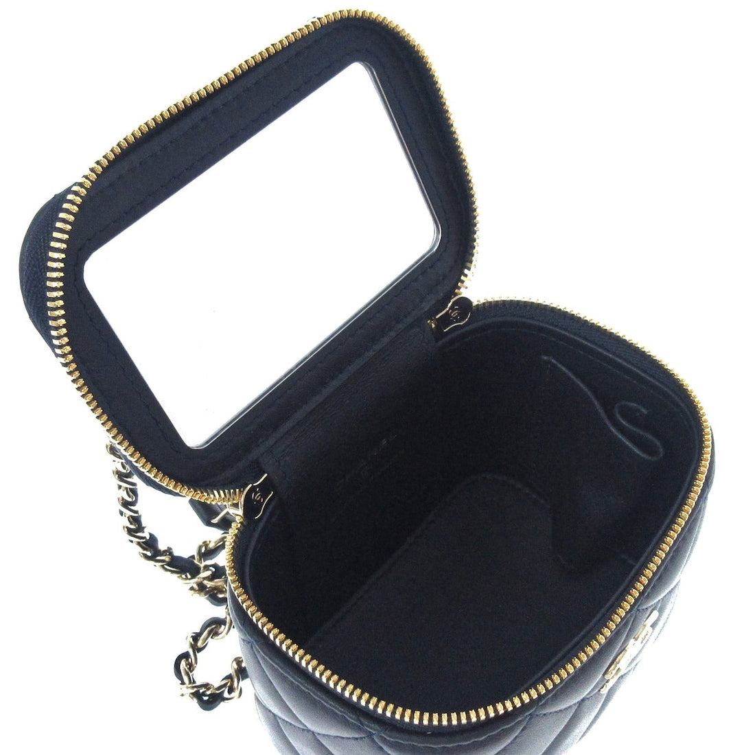 Chanel Mini Vanity Case Navy bag