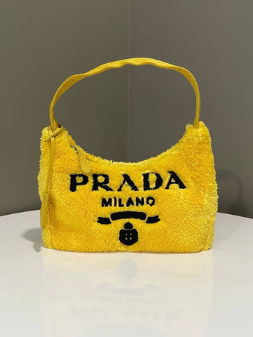Prada Re-Edition 2000 Bag Yellow Terry