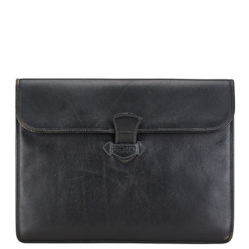 Fendi Leather Clutch Bag