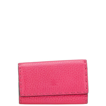 Fendi Selleria Leather Key Case