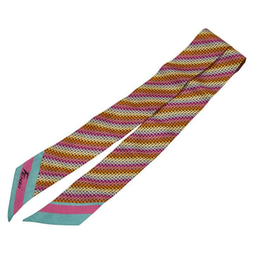 Fendi Lappy Bandou Silk Scarf