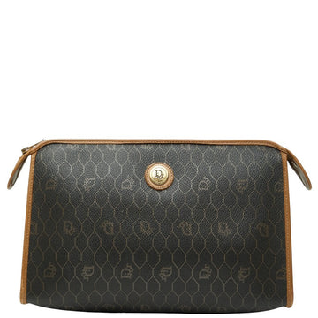 Dior Honeycomb PVC Leather Clutch Bag