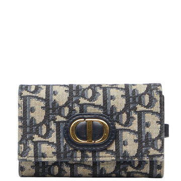 Dior Oblique Canvas Leather Key Case