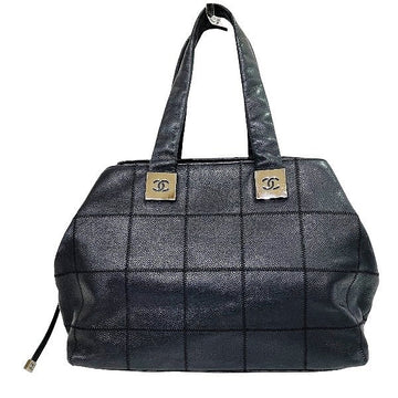 Chanel Choco Bar Calfskin Tote Bag