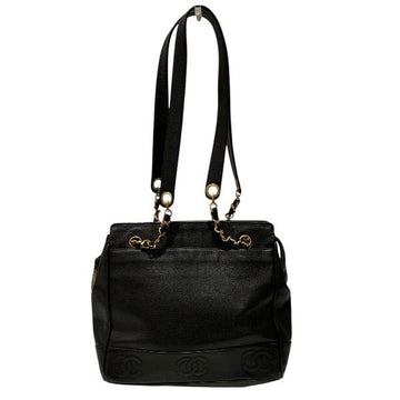 Chanel Triple Coco Caviar Skin Shoulder Bag