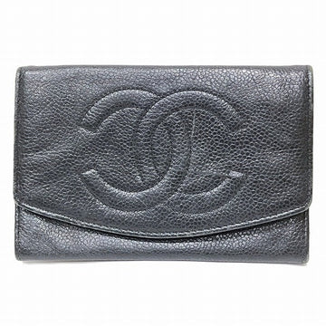 Chanel Coco Mark Caviar Wallet
