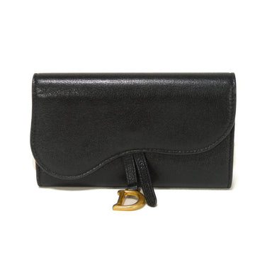 Dior Saddle Slim Wallet Goatskin Long Wallet
