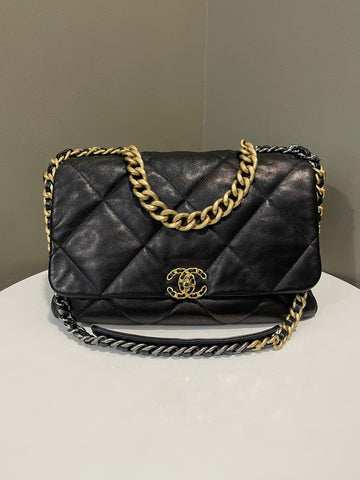 Chanel 19 Flap Bag Black