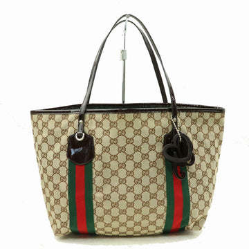 Inspired Gucci Tote Bag Brown Canvas (SHC1-14280)