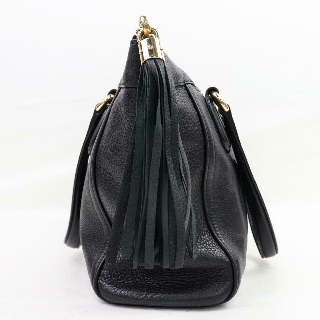Inspired Gucci Hand Bag Sohotote Black Leather (SHC1-15095)