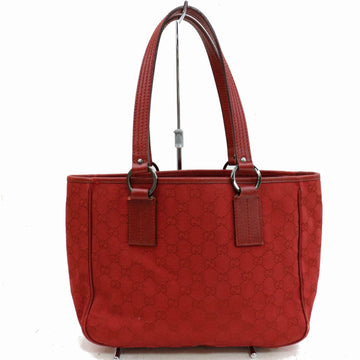 Inspired Gucci Tote Bag Red Canvas (SHC1-14284)