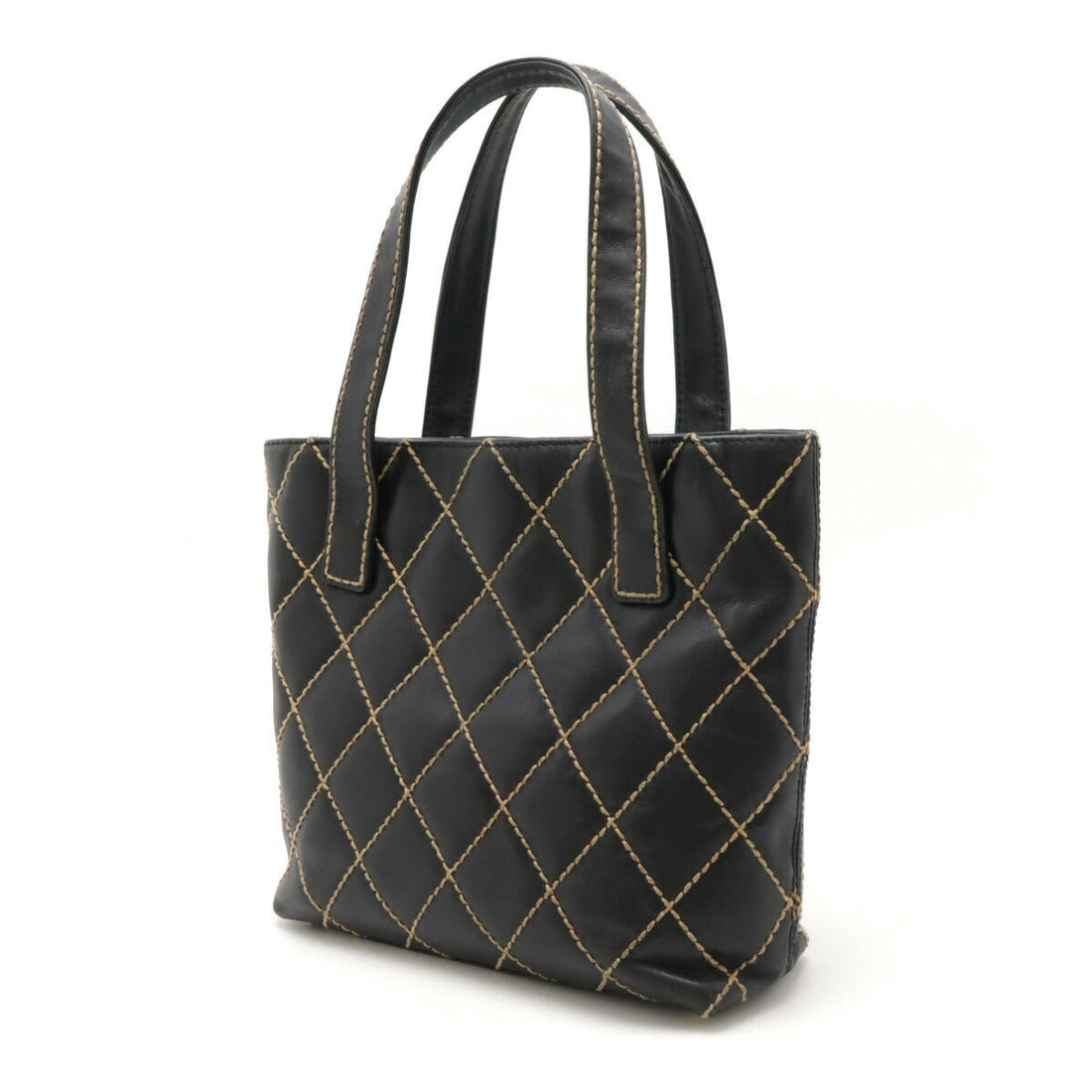 Chanel Wild Stitch Calfskin Tote Bag