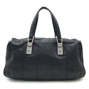 Chanel Choco Bar Leather Boston Bag