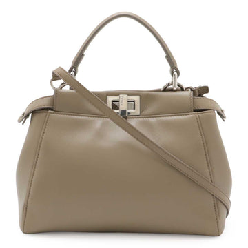 Fendi Peekaboo Leather 2way Bag