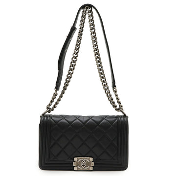 Chanel Boy Chanel Matelasse Calfskin Shoulder Bag