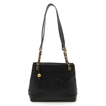 Chanel Coco Mark Caviar Leather 2way Tote Bag