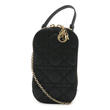 Christian Dior Lady Dior Call'in Dior Leather 2way Phone Holder