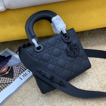 LADY MY ABC BAG 20CM BLACK ULTRAMETTE CANNAGE CALFSKIN House Of Sarah Bags