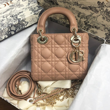 MINI LADY 17 MY ABC BEIGE LAMBSKIN By House Of Sarah