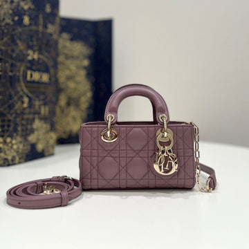 LADY D-JOY 16 MICRO PURPLE LAMBSKIN House Of Sarah