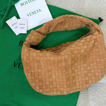 BV SMALL JODIE 48CM BROWN SUEDE LEATHER House Of Sarah Bags