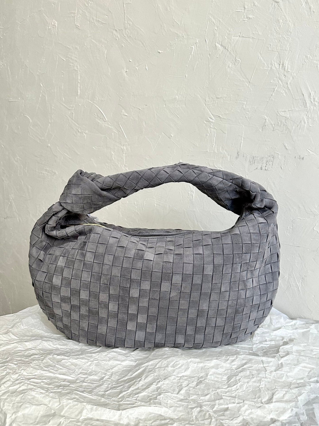 BV SMALL JODIE 48CM GREY SUEDE LEATHER House Of Sarah
