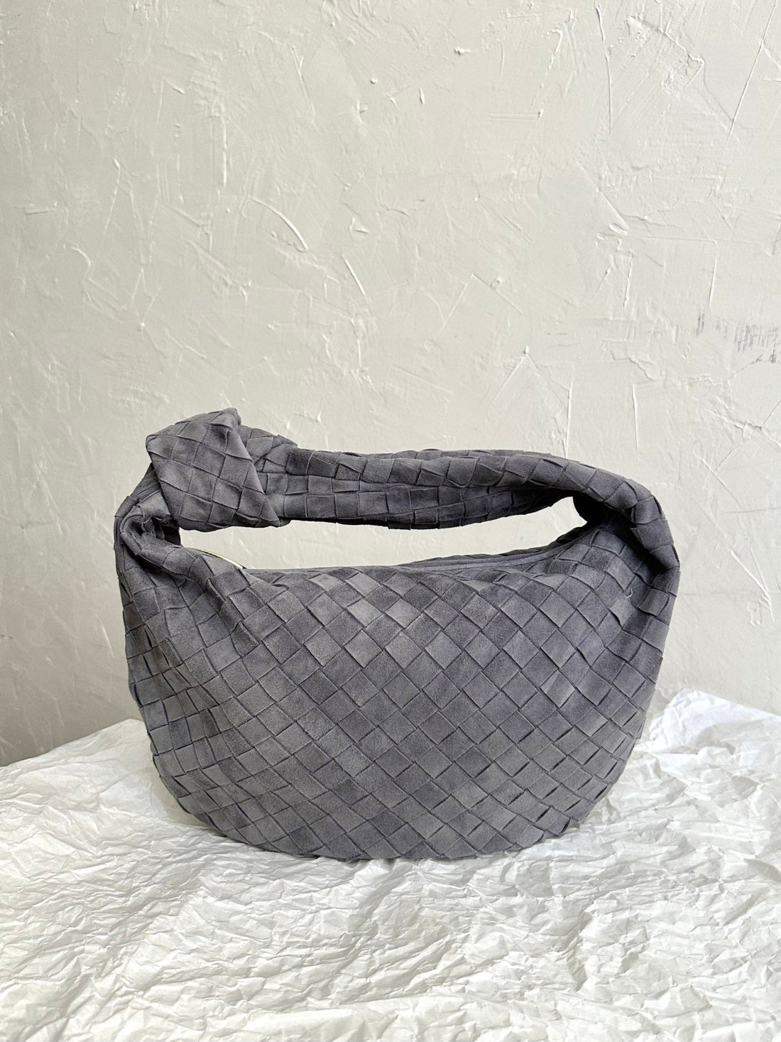 BV TEEN JODIE 36CM GREY SUEDE LEATHER by House Of Sarah