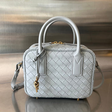 BV GETAWAY SMALL 23CM GREY LAMBSKIN House Of Sarah