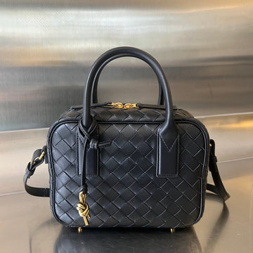 BV GETAWAY SMALL 23CM BLACK LAMBSKIN House Of Sarah Bags