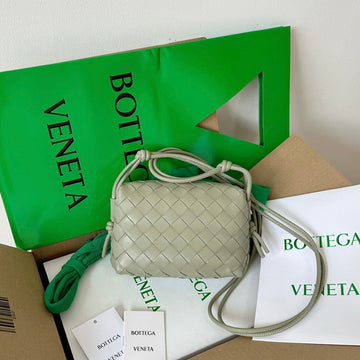 BV LOOP MINI 17CM KHAKI CALFSKIN House Of Sarah