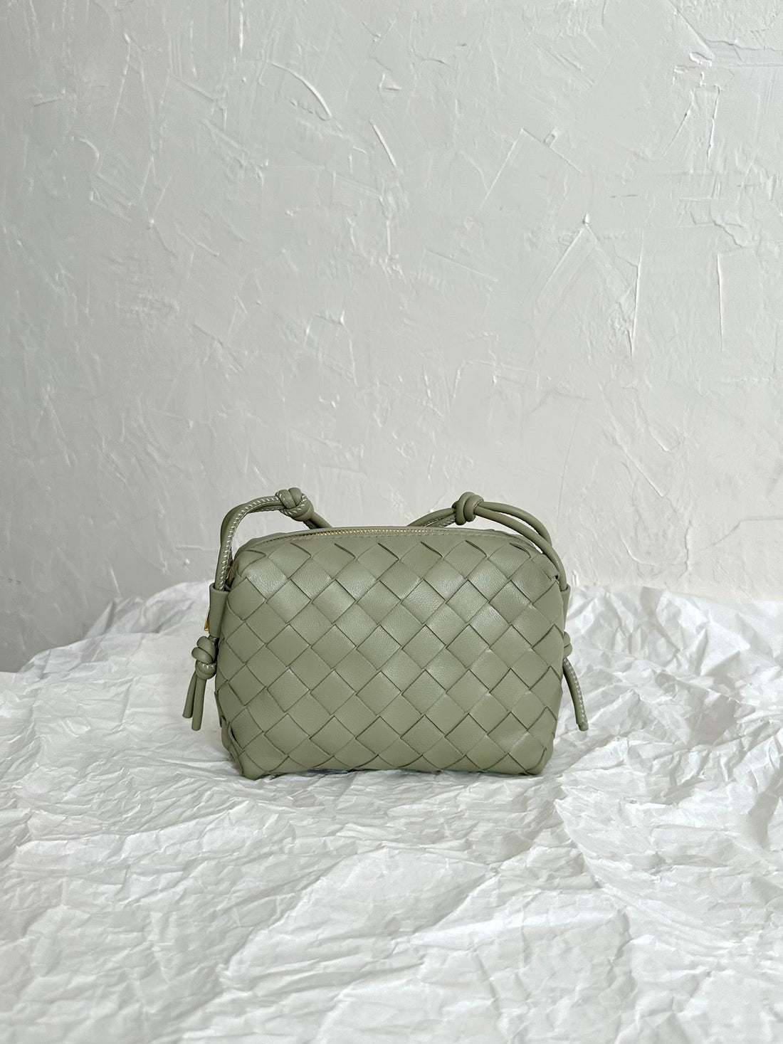 BV LOOP MINI 17CM KHAKI CALFSKIN House Of Sarah