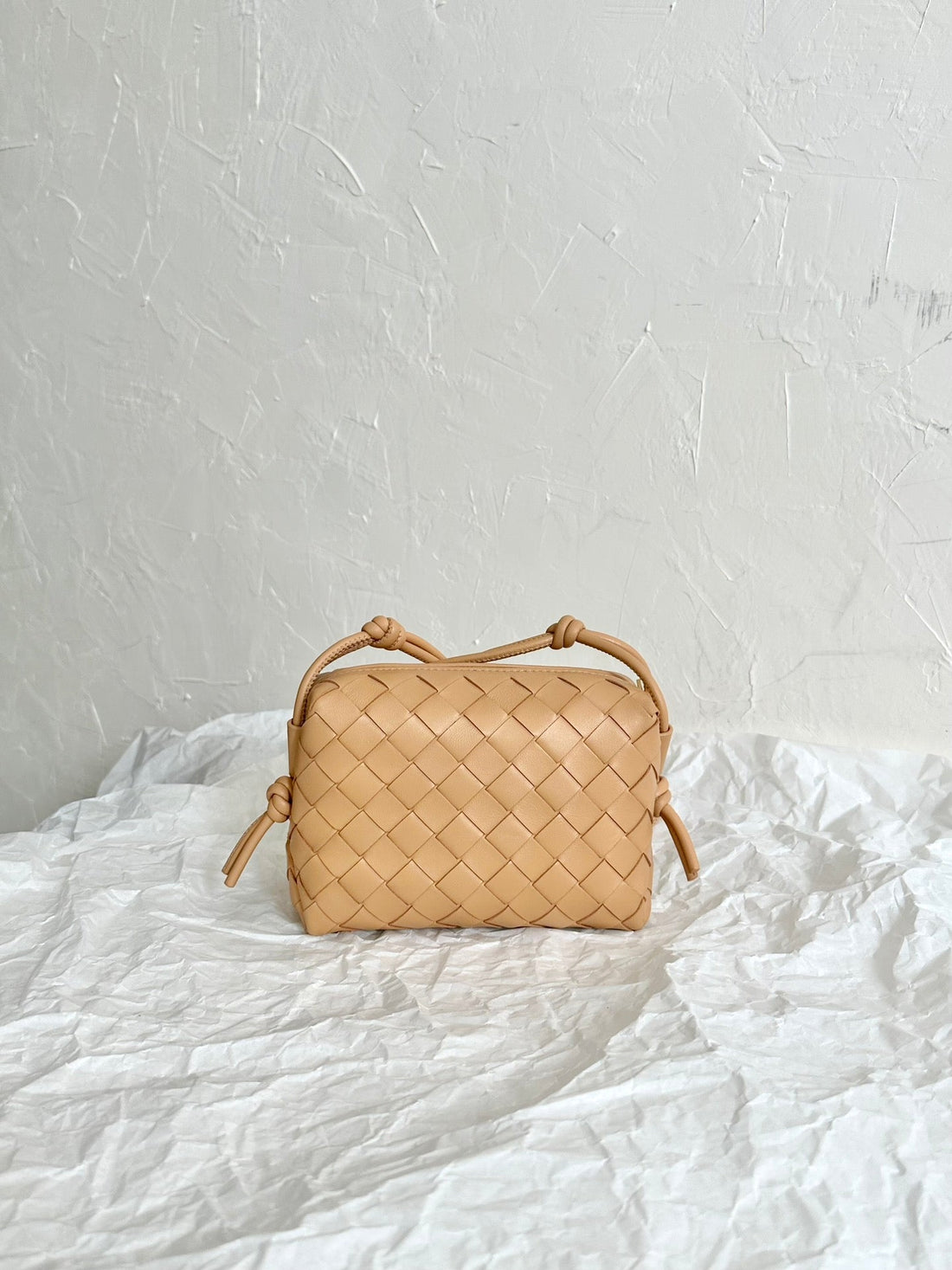 BV LOOP MINI 17CM BEIGE CALFSKIN by House Of Sarah