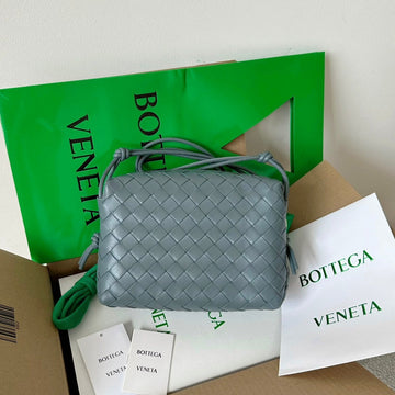 BV LOOP SMALL 23CM GREY CALFSKIN by House Of Sarah