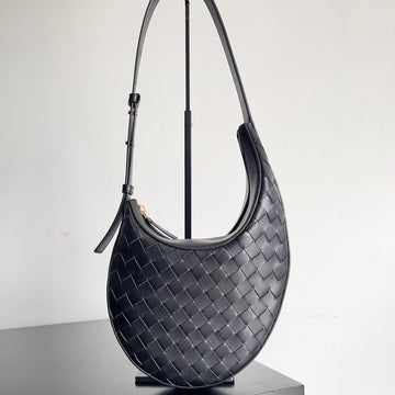 BV SMALL DROP 32CM BLACK LAMBSKIN House Of Sarah