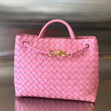 BV MEDIUM ANDIAMO 32CM PINK LAMBSKIN by House Of Sarah